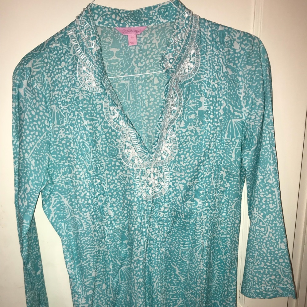 Lilly Pulitzer tunic, EUC, size M